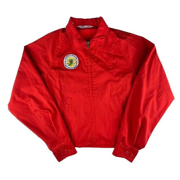 Vintage 60s Boy Scouts jacket men's small 50th anniversary 1967 patch Talon zip